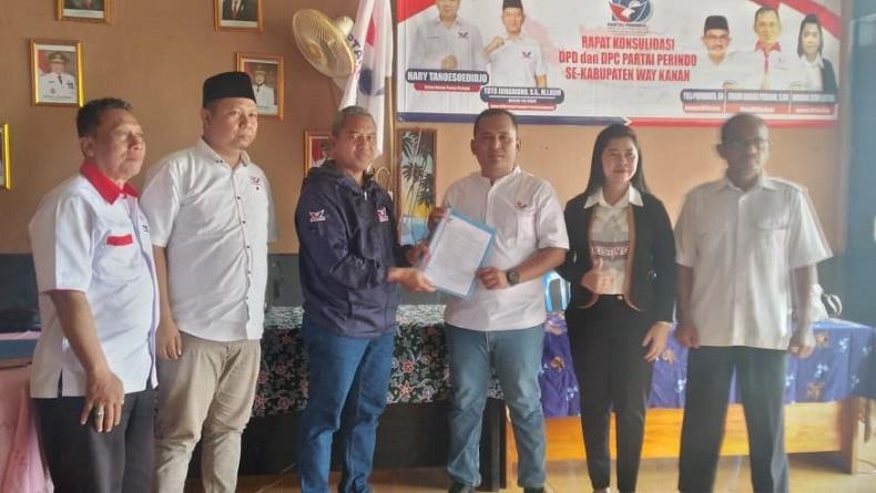 Partai Perindo Konsolidasi di Way Kanan, Minta Kader Solid untuk Raih Target di Pemilu
