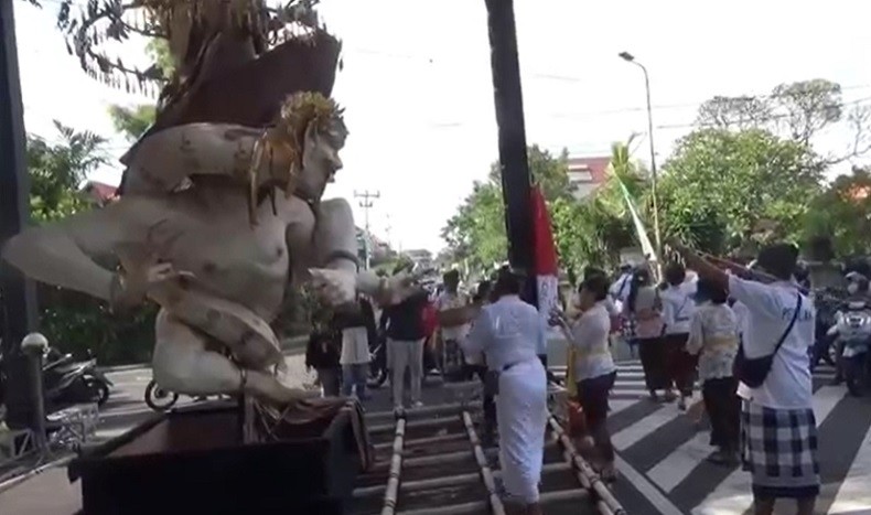 Jelang Nyepi, 500 Ogoh-Ogoh Diarak Keliling Denpasar Malam Ini