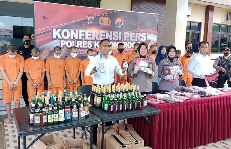 Operasi Cipkon Jelang Ramadan, Polres Kulonprogo Jaring 25 Pelaku Klitih-Pengedar Narkoba