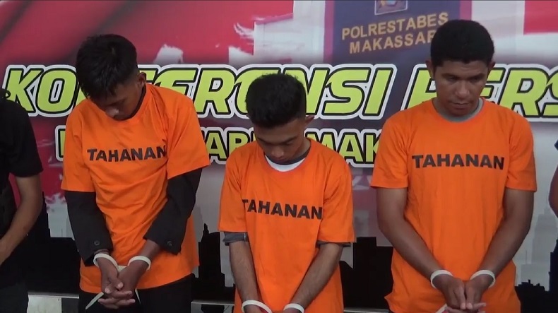 Keroyok Pengunjung, 3 Sekuriti CPI Makassar Ditangkap Polisi