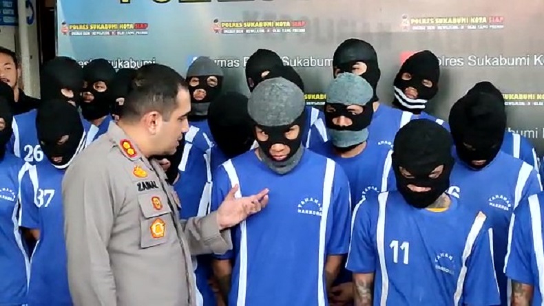 37 Tersangka Narkoba Ditangkap di Sukabumi, Didominasi Bandar Obat Keras 