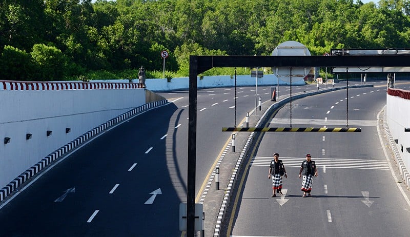 Suasana Sepi saat Hari Raya Nyepi 1945 di Bali - Bagian 1