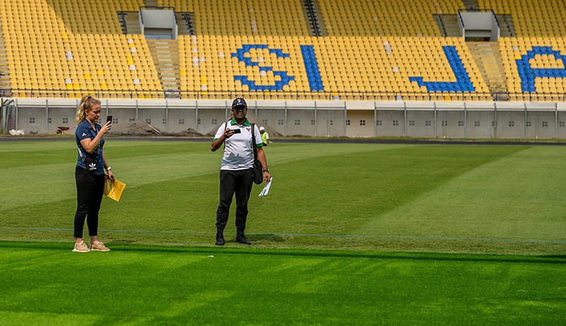 Delegasi FIFA Inspeksi Stadion Si Jalak Harupat Bandung - Bagian 2