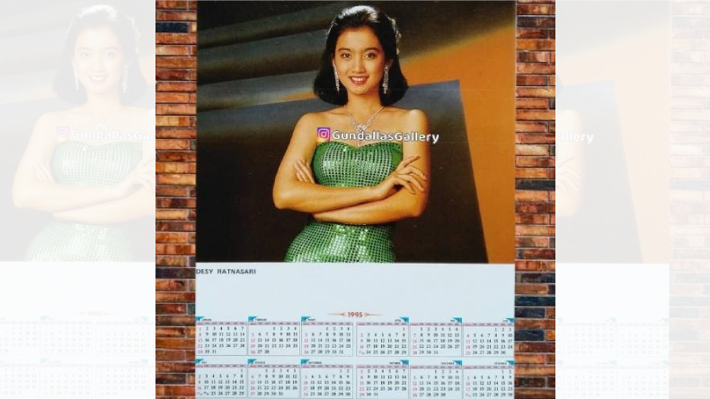 5 Potret Artis Lawas Model Kalender Jadul, Cantiknya Kebangetan!