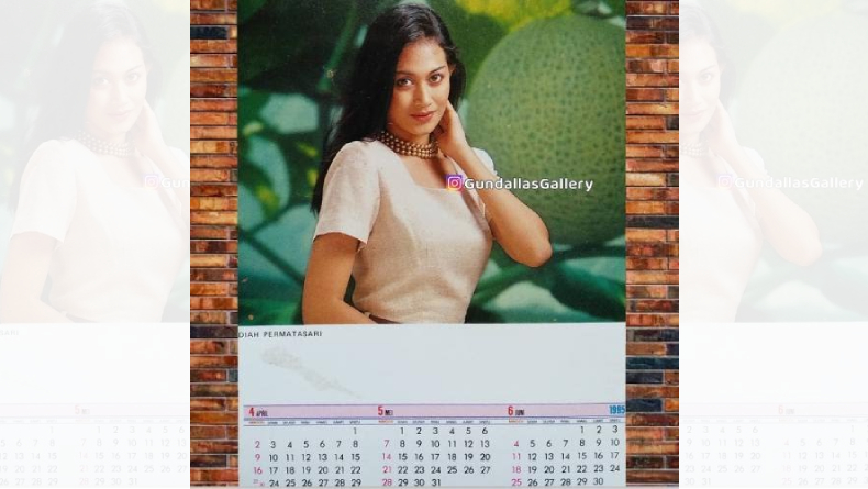 5 Potret Artis Lawas Model Kalender Jadul Cantiknya Kebangetan 