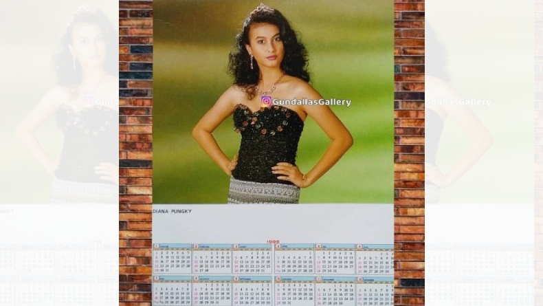5 Potret Artis Lawas Model Kalender Jadul, Cantiknya Kebangetan