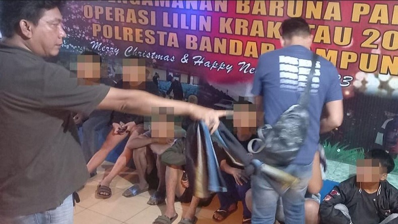 11 Remaja di Bandarlampung Terjaring Patroli Polisi, Diduga Hendak Perang Sarung
