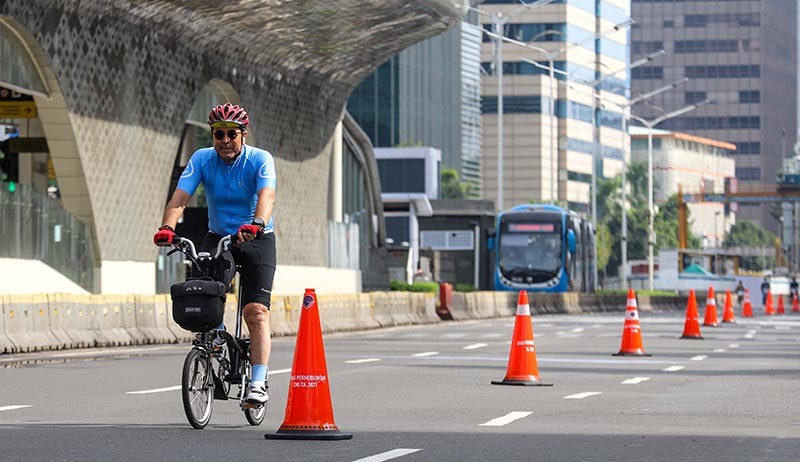 Suasana Car Free Day Kawasan Sudirman-Thamrin - Bagian 2