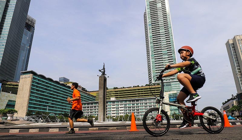 Suasana Car Free Day Kawasan Sudirman-Thamrin - Bagian 4