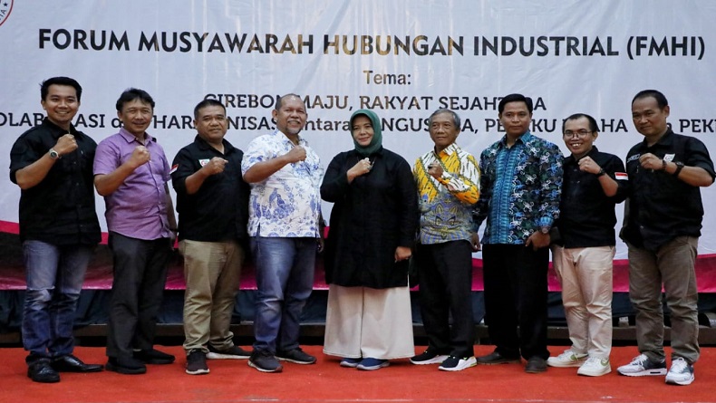 Buruh Cirebon Gelar Forum Hubungan Industrial, Dorong Selesaikan Masalah lewat Dialog