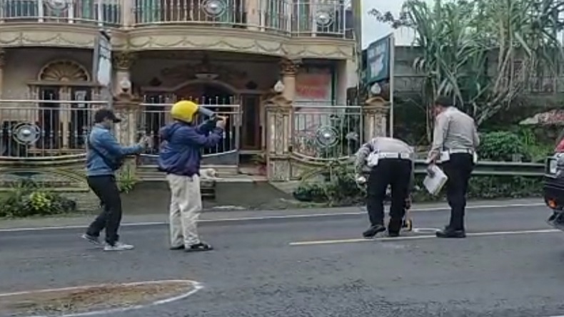 Kecelakaan Maut di Sukabumi Hari Ini, Pemotor Tewas Tertabrak Angkot 