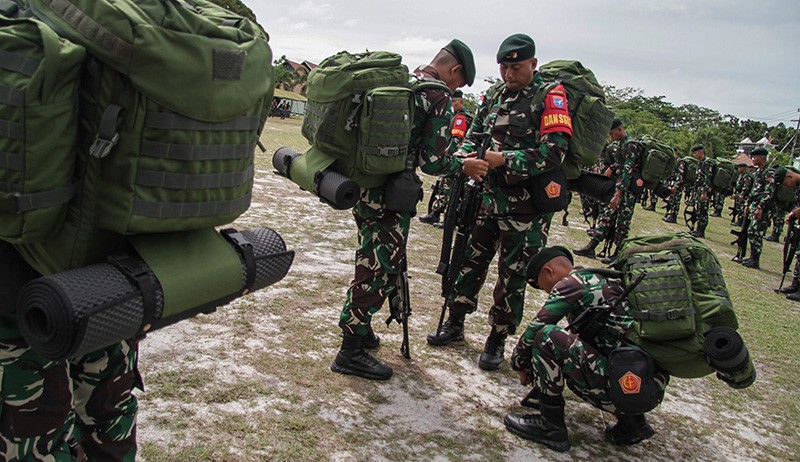 555 Prajurit TNI Raider 631/ATG Berangkat ke Papua Amankan Kawasan Freeport - Bagian 3