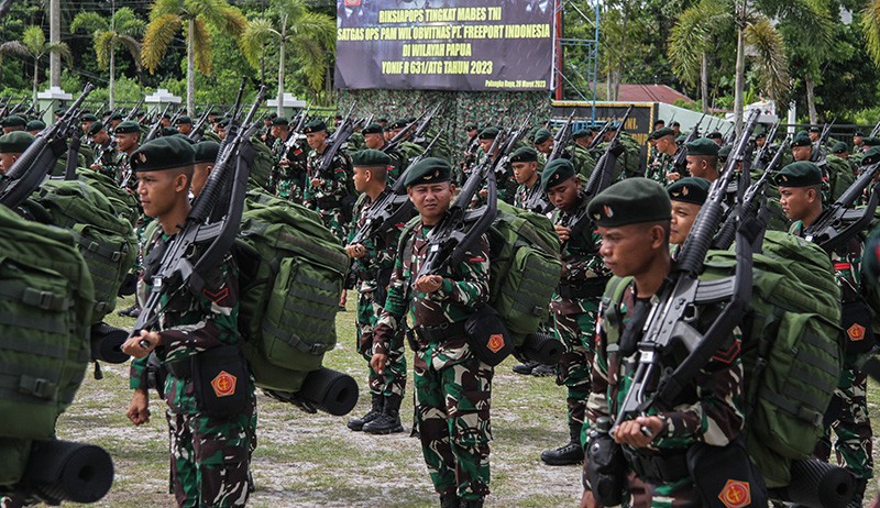 555 Prajurit TNI Raider 631/ATG Berangkat ke Papua Amankan Kawasan Freeport - Bagian 1