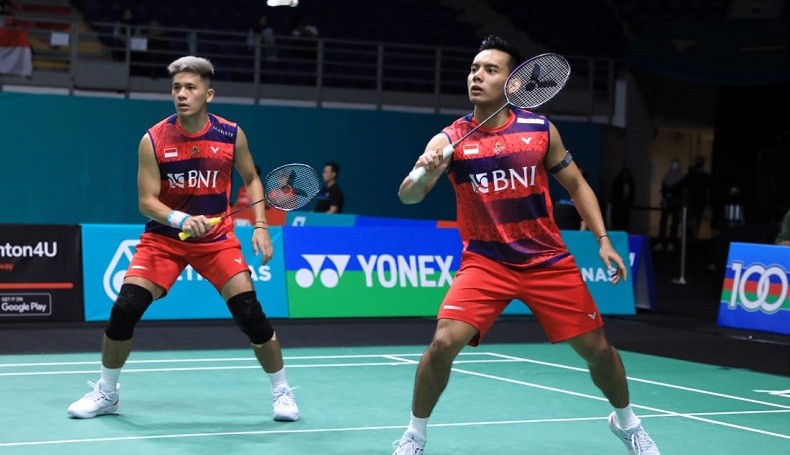 Hasil Spain Masters 2023: Pram/Yere Duo Dari Pasangan China, Ganda Putra Indonesia Habis