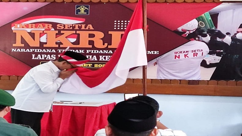Napiter Lapas Kendal Ikrar Setia NKRI, Lepas Baiat Jamaah Islamiyah