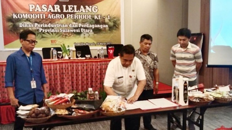 Transaksi Hasil Pertanian dan Perkebunan Masih Dominasi Pasar Lelang Komoditas Agro Sulut