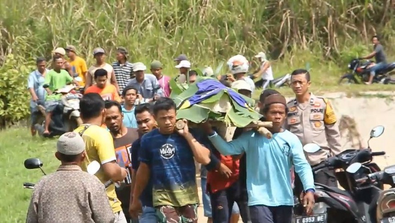 Blora Gempar, Pencari Ikan Ditemukan Tewas di Tengah Sawah