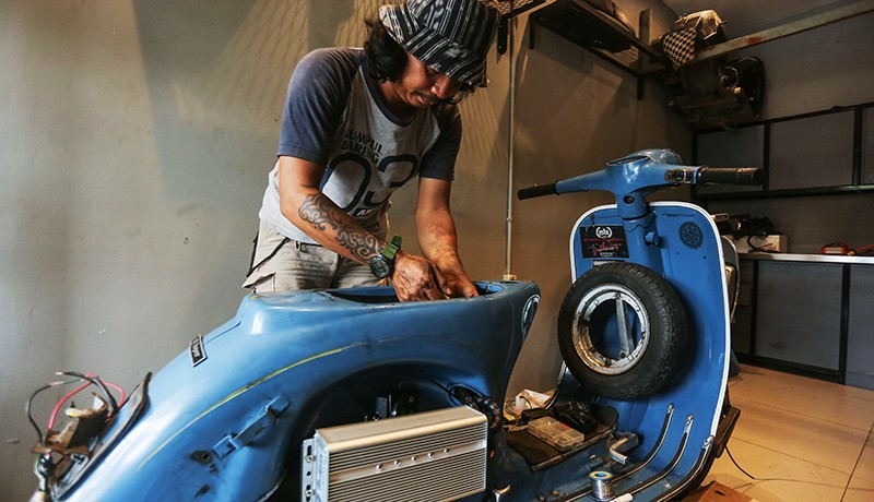 Melihat Instalasi Konversi Motor BBM ke Listrik - Bagian 2