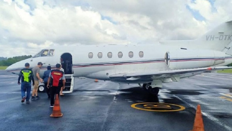 Bule Prancis Depresi di Aceh Dijemput Gunakan Pesawat Khusus Jenis Hawker 800