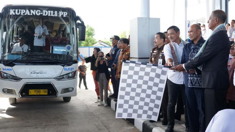 Damri Buka Rute Bus Lintas Negara Hubungkan Indonesia-Timor Leste