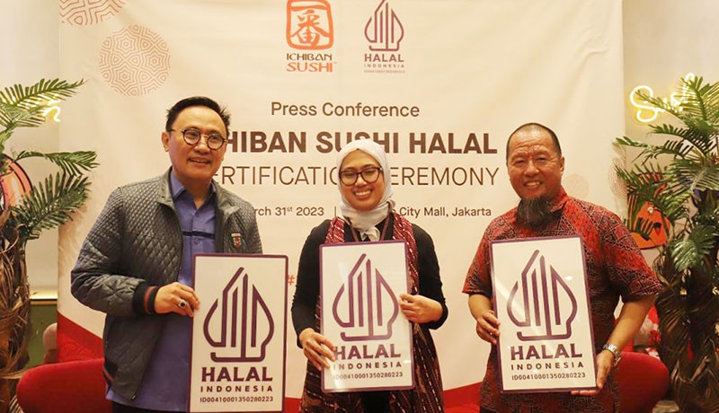 BPJPH Serahkan Sertifikat Halal Predikat A kepada Ichiban Sushi - Bagian 2
