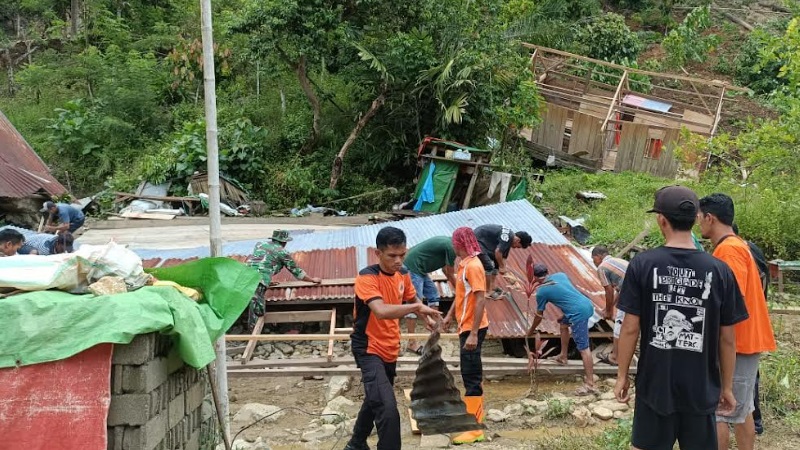 7 Rumah Warga di Kolaka Utara Tertimpa Longsor, 28 Jiwa Mengungsi