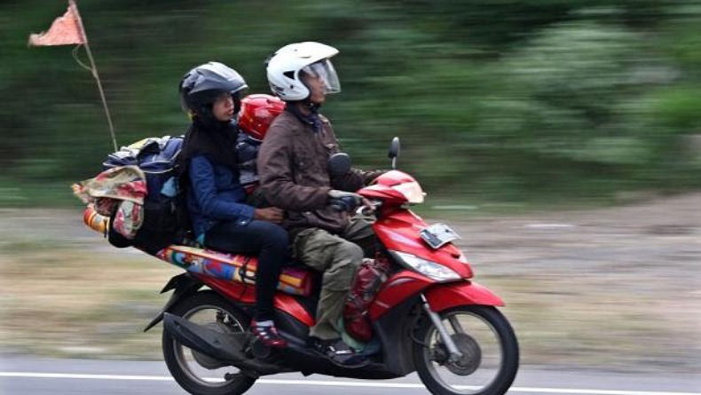 Orang Tua Diimbau Tidak Bawa Bayi saat Mudik Pakai Motor