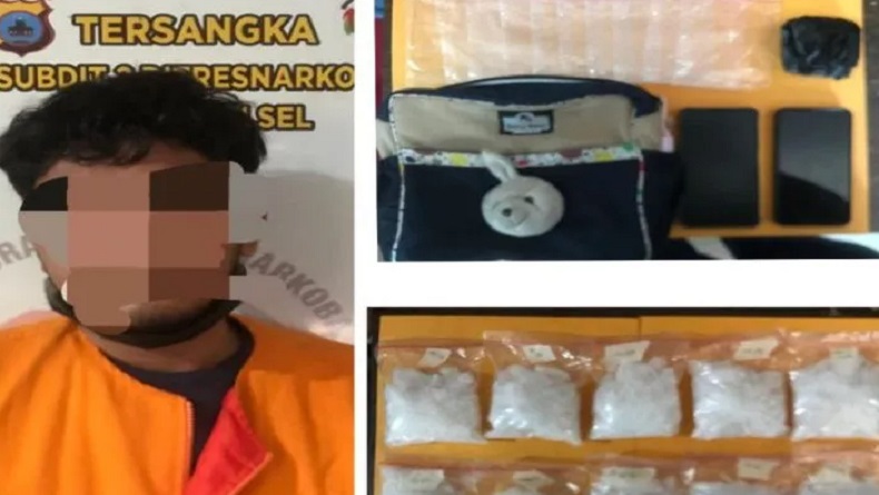 Warga Jakarta Bawa 1 Kg Sabu ke Banjarmasin Ditangkap, Ngaku Barang Pesanan