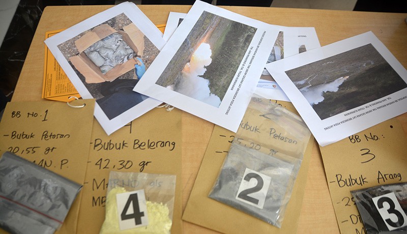Polda Jateng Sita Ratusan Kilogram Bahan Peledak dari 90 Tersangka - Bagian 1