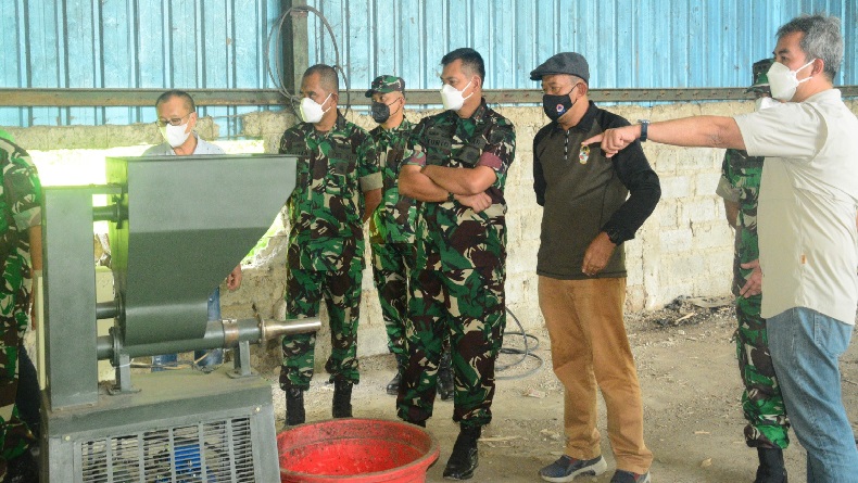Mesin Pengolah Sampah Inovasi Pangdam Siliwangi Disukai Pelaku Usaha
