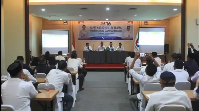 Sambut Pemilu 2024, DPW Partai Perindo Sulsel Gelar Rakortas