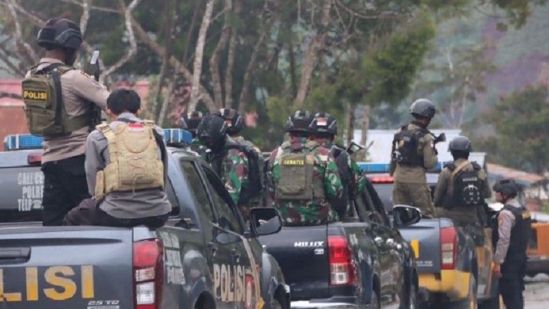 KKB Semakin Agresif, TNI Polri Gencarkan Patroli Gabungan Persempit Gerak Tindak Kriminal