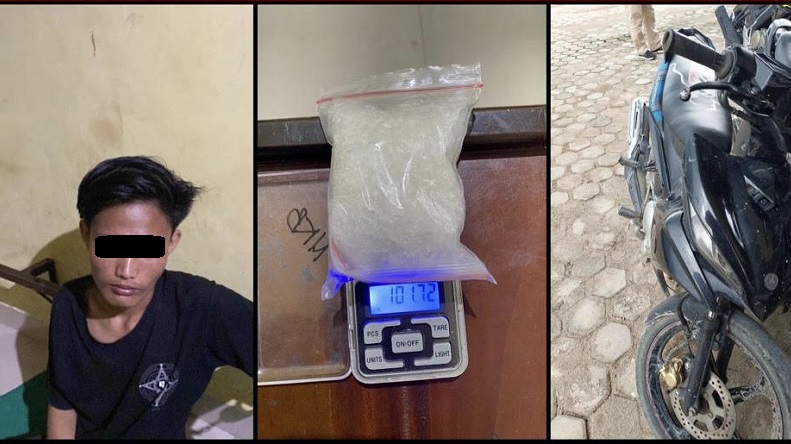 Alesandro Del Piero Ditangkap usai Tepergok Jual Narkoba di Muratara, Sabu 101 Gram Disita