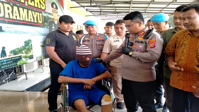 Polisi Tangkap Kawanan Begal di Indramayu, 2 Pelaku Roboh Ditembak