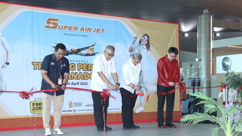 Super Air Jet Ekspansi Penerbangan Langsung Manado-Balikpapan