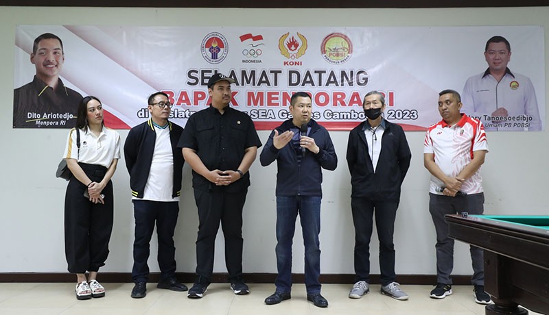 Momen HT dan Menpora Dito Ariotedjo Adu Skill Main Biliar - Bagian 3