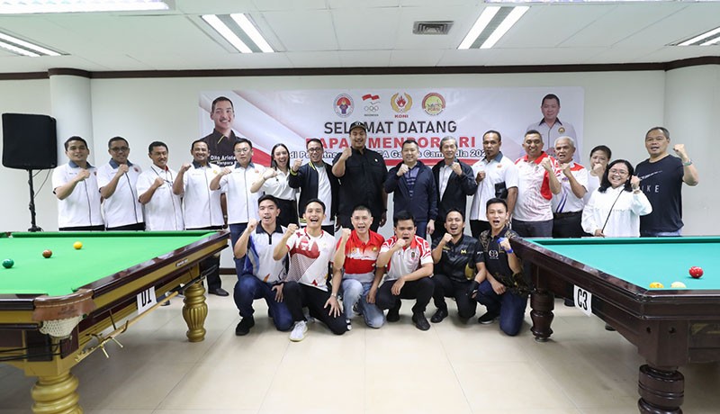 Momen HT dan Menpora Dito Ariotedjo Adu Skill Main Biliar - Bagian 4