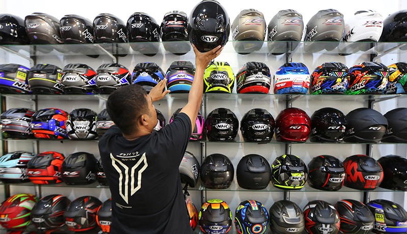 Penjualan Helm Diprediksi Meningkat pada H-5 Lebaran 2023  - Bagian 1