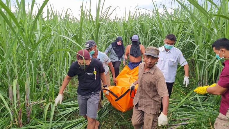 title Pengakuan Suami dari Ibu dan Bayi Tewas di Kebun Tebu Kediri, Curiga Korban Open BO Pengakuan Suami dari Ibu dan Bayi Tewas di Kebun Tebu Kediri, Curiga Korban Open BO