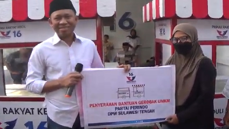 DPD Partai Perindo Donggala Gelar Buka Bersama Bareng Warga hingga Bagikan Gerobak Gratis