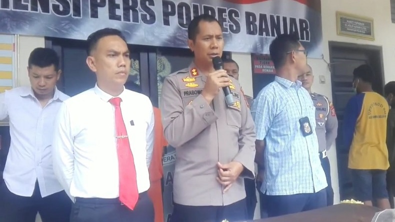 Brutal, 9 Anggota Kelompok Bermotor Keroyok 1 Remaja di Pataruman Banjar