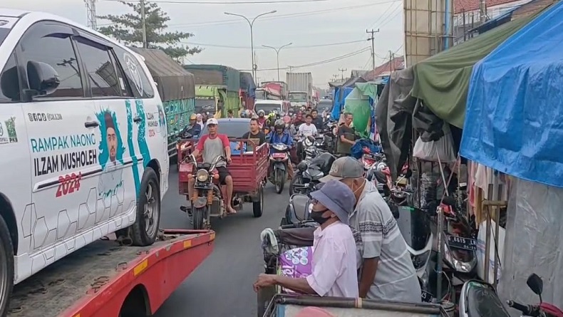 Ini 3 Pasar Tumpah di Cirebon Pemicu Macet saat Arus Mudik, Tegalgubug Paling Parah
