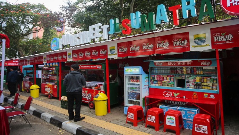 Bandung Punya Street Food Baru di Jalan Sumatera, Ada 18 Tenant Kuliner 