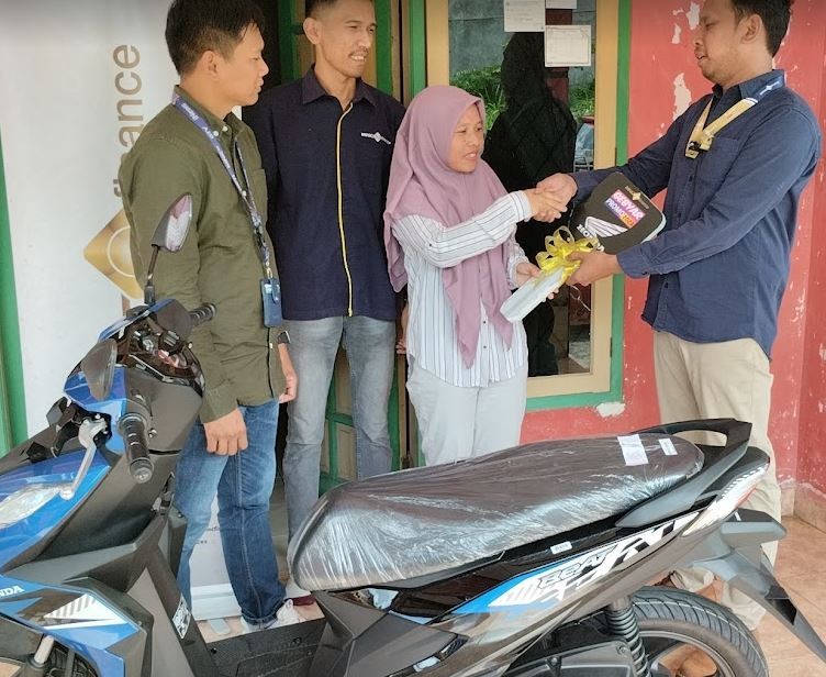 Gebyar Promo 2023 MNC Finance, Warga Serang Senang Dapat Hadiah Motor