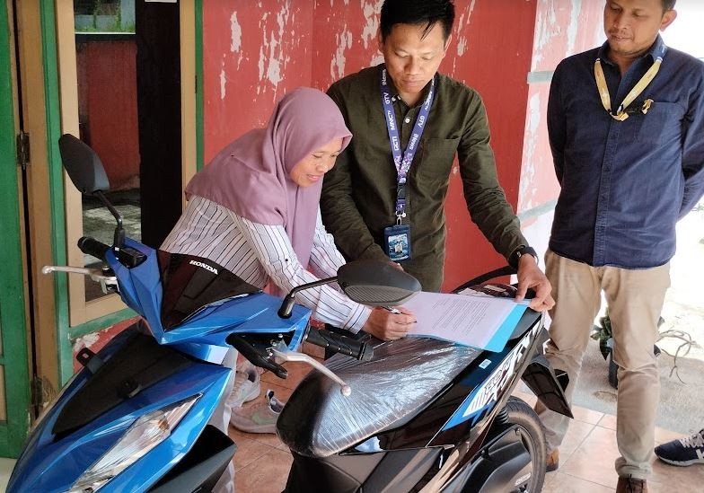 Dapat Motor dari Gebyar Promo 2023 MNC Finance, Ini Kata Nasabah asal Serang