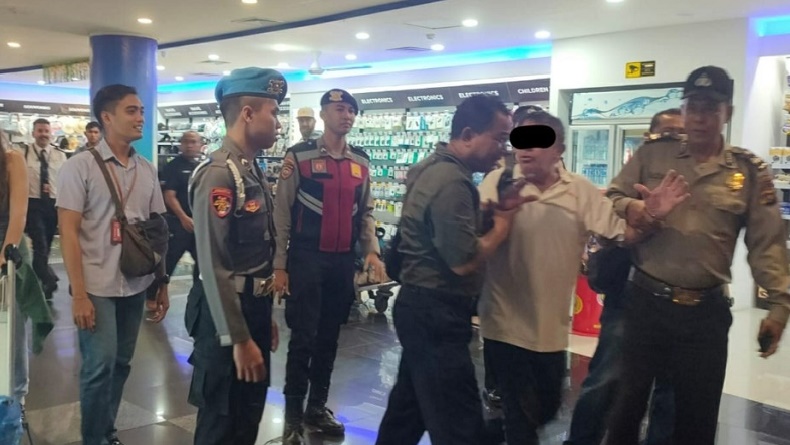 Bule Australia Diduga Mabuk Coba Serang Petugas di Bandara Ngurah Rai Bali