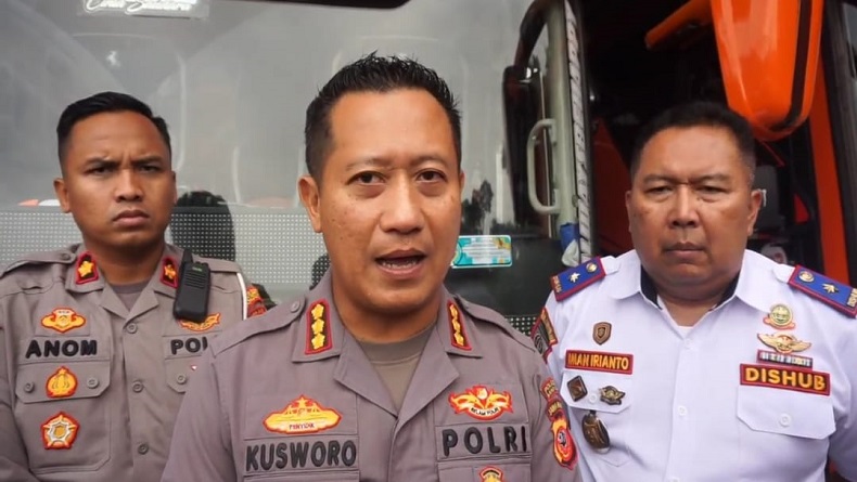 Mudik Lebaran 2023, Polresta Bandung Periksa Kelaikan Bus AKAP dan AKDP