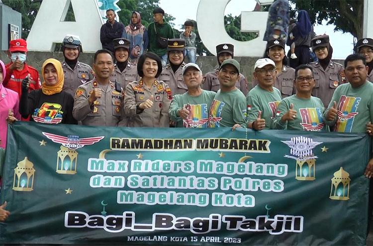 Gandeng Komunitas Motor, Polresta Magelang Sosialisasi Pemudik Tertib Berkendara