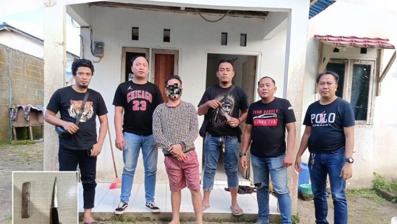 Tikam Dada Korban, Pria Manado Ini Diringkus Polresta Manado 