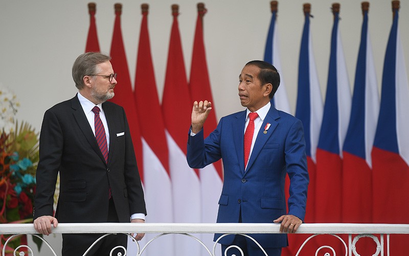 Presiden Jokowi Terima Kunjungan PM Republik Ceko Petr Fiala - Bagian 1